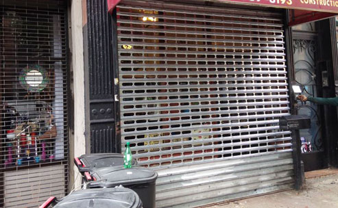 Store front gate repair Coney island